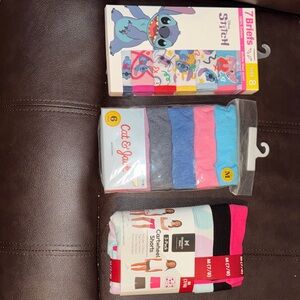 3 separate new packs of Girls Underwear - Multicolor Pack set